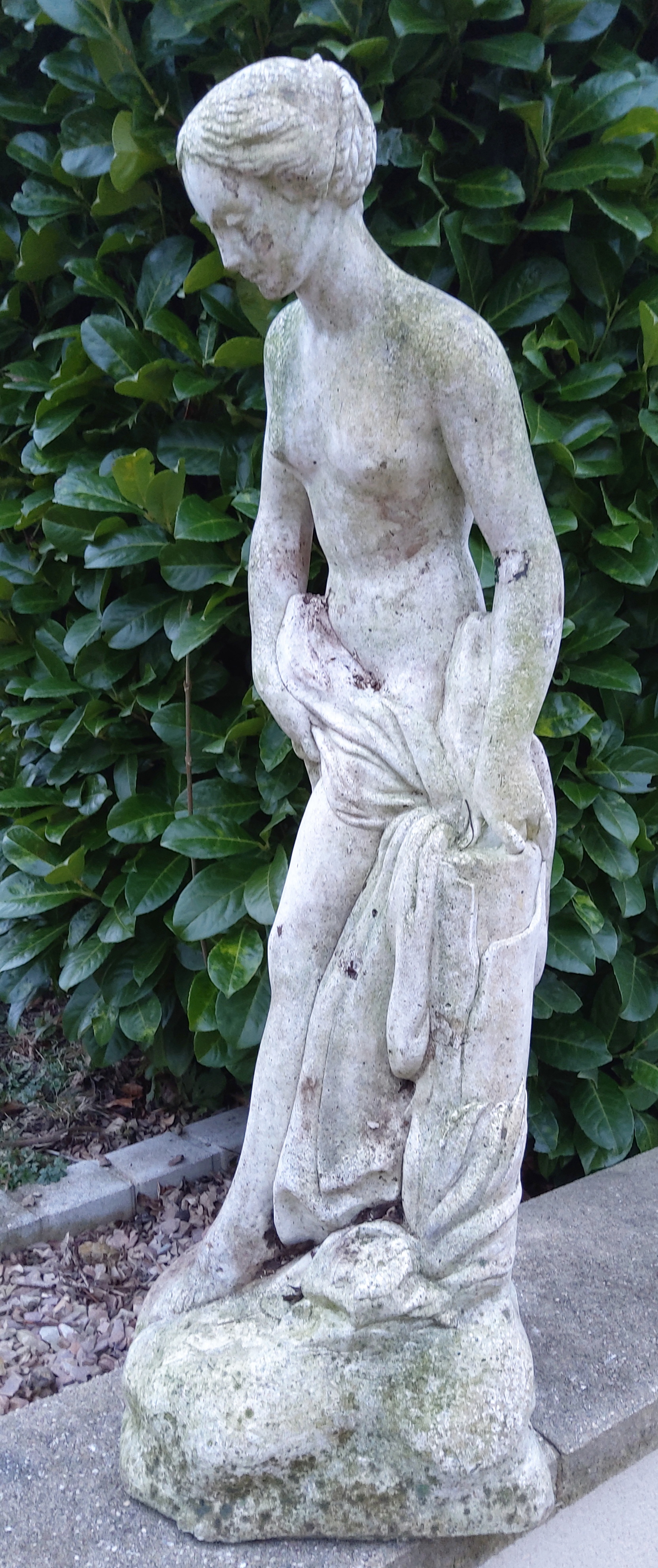 A French Garden Statue 'Venus au Bain' 